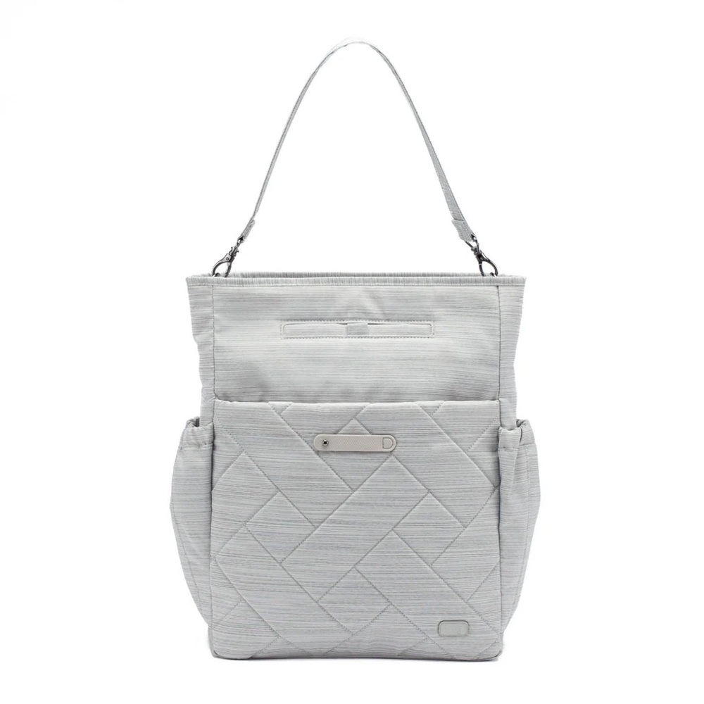 Lug Symphony Convertible Tote Bag Brushed Silver